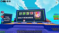 The Daily Rewards system (Image via Roblox)
